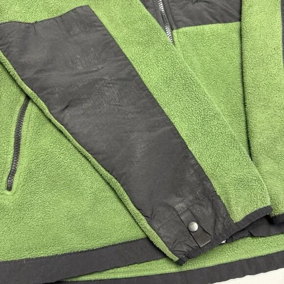 The North Face Denali Jacket Mens XL Green Fleece Outdoors Polartec Recycled - Picture 8 of 16